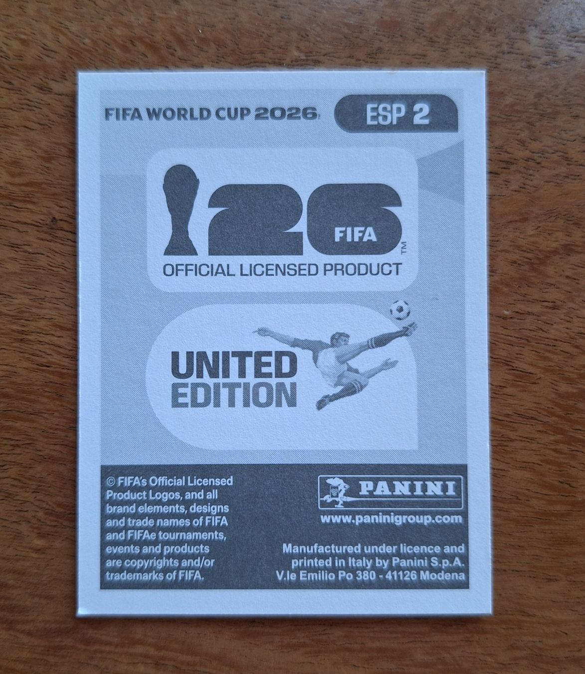 Panini Sammelbilder & Trading cards: Panini Unai Simón ESP 2 – Neu (gemäss Beschreibung) aus Romanens von Crocette 1