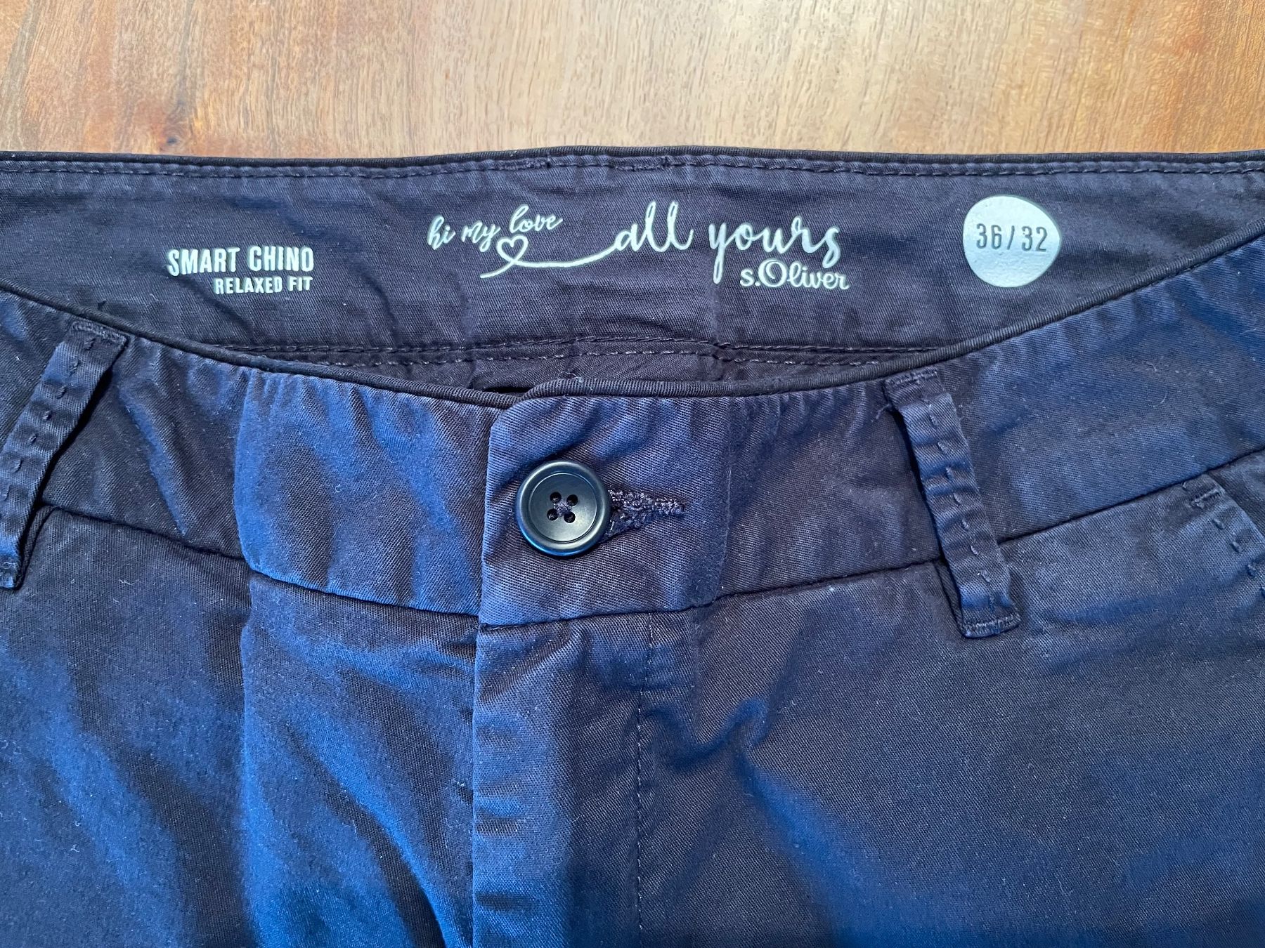 S.Oliver Pantaloni: Chino, dunkelblau, Grösse 36/32 – Usato da Haslen AI venduto da s176 4