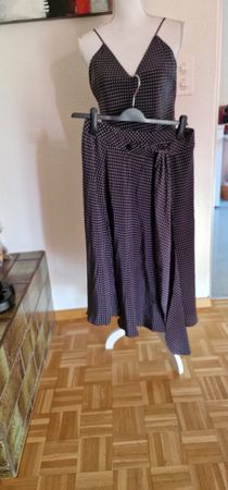 Seiden Set Gr.35 Rock und Top made in italy