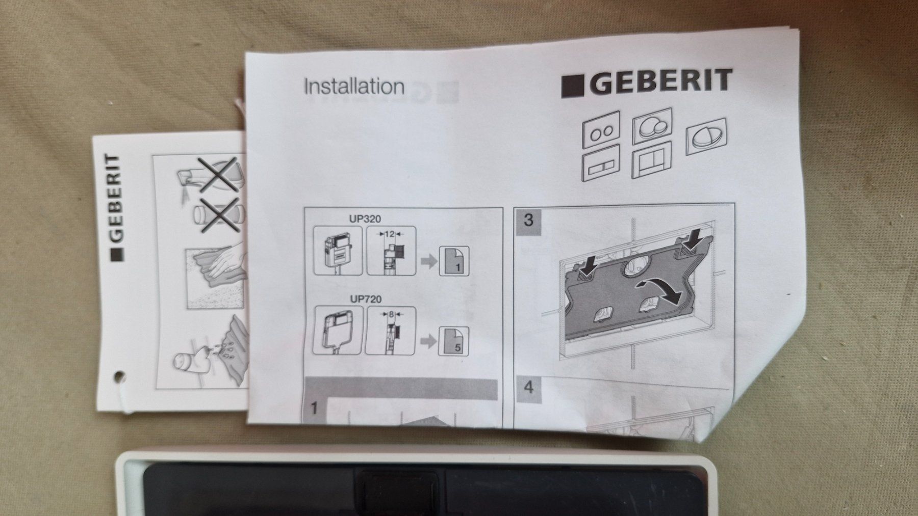 Geberit WC: Betätigungsplatte Geberit Rumba (119) – Nuovo e nell'imballaggio originale da Dorf venduto da Zur-Lingg 3