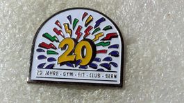 Ansteckpin 166: 20 Jahre Gym Fit Club Bern