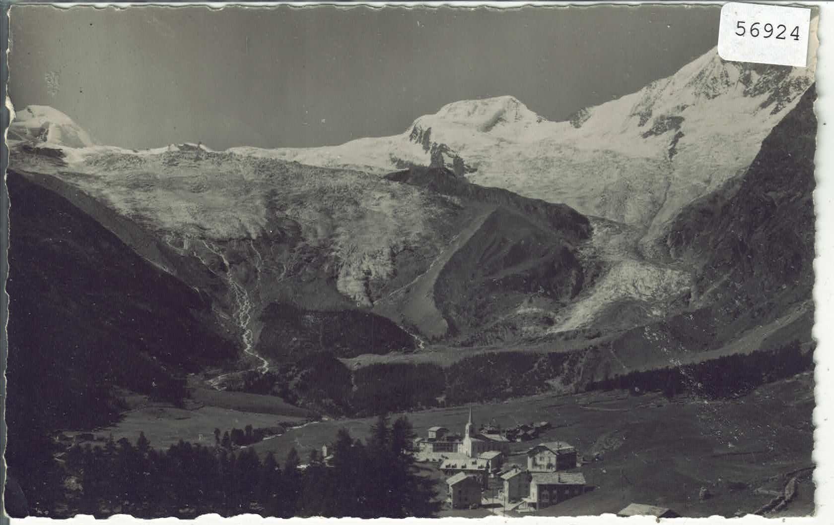 Cartes postales: Saas-Fee - Vue generale – D'occasion à Ettingen par Kartenplanet