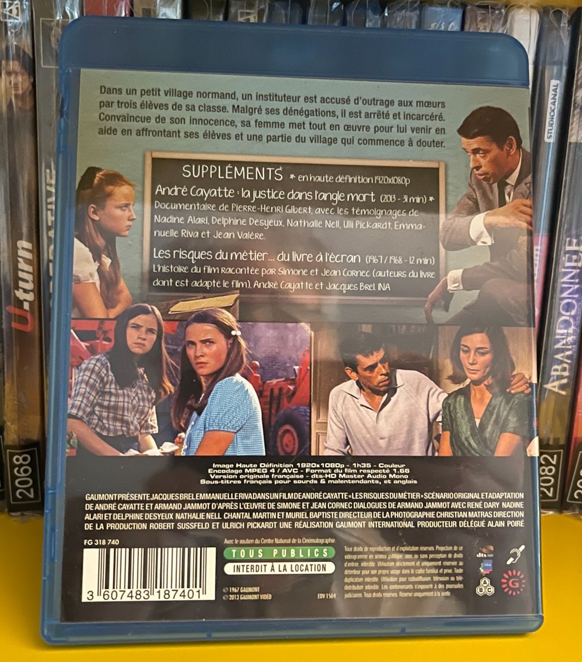 Alle DVDs: Les risques du métier (1967) - Blu-ray – Gebraucht aus Semsales von __Florian__ 2