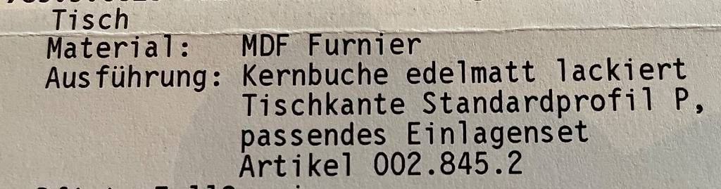 Set di tavolo e panche: Hochwertiger Esstisch mit 8 Lederfreischwinger – Usato da Sissach venduto da est29 3