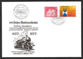Eisenbahn Sonderbrief S 917 100 Jah. Nationalbahn 15.10.1977