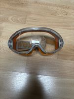 Schutzbrille Uvex orange transparent guter Zustand