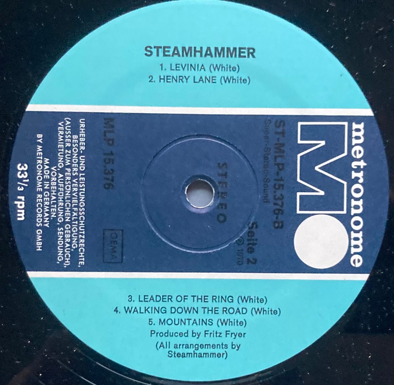 Schallplatten: STEAMHAMMER - MOUNTAINS – Gebraucht aus Poliez-Pittet von Newtown-Records 2