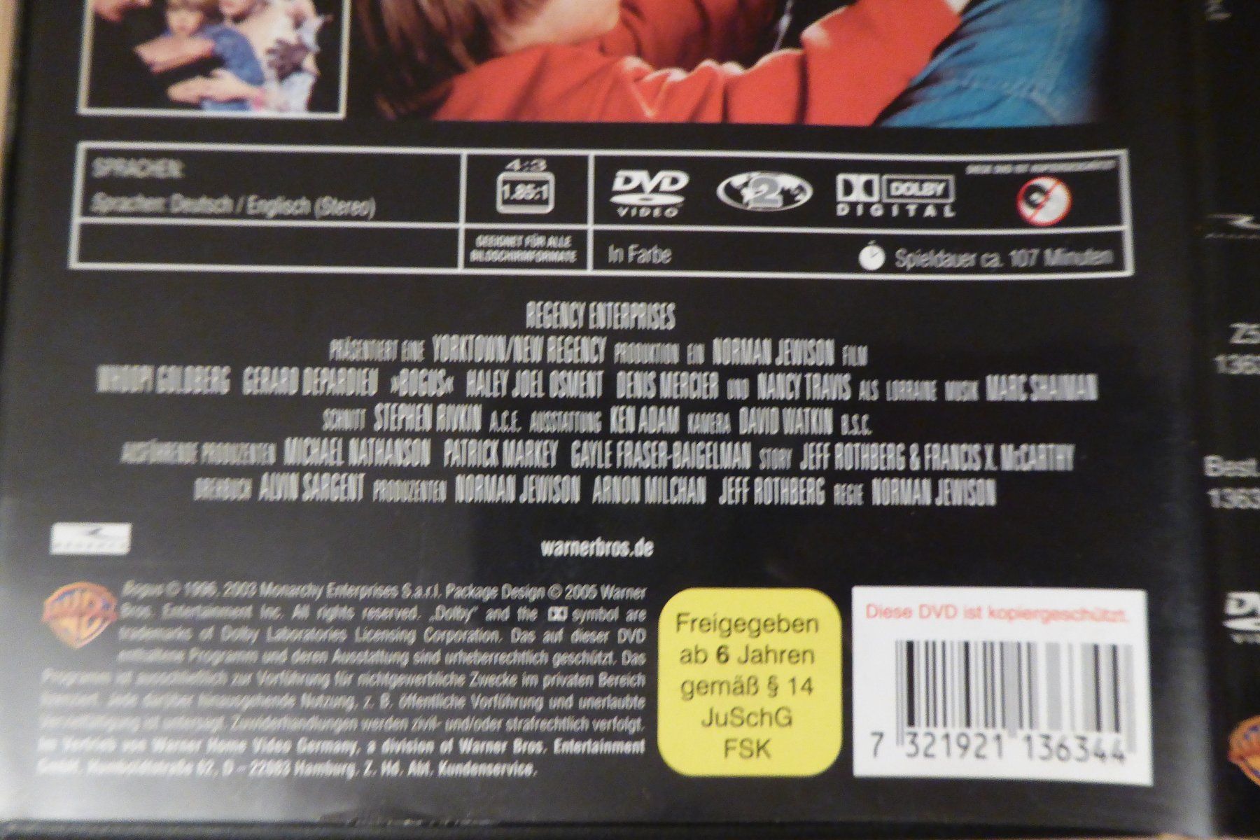 Tutti i DVDs: DVD Bogus – Usato da Allschwil venduto da Summelsarium 2