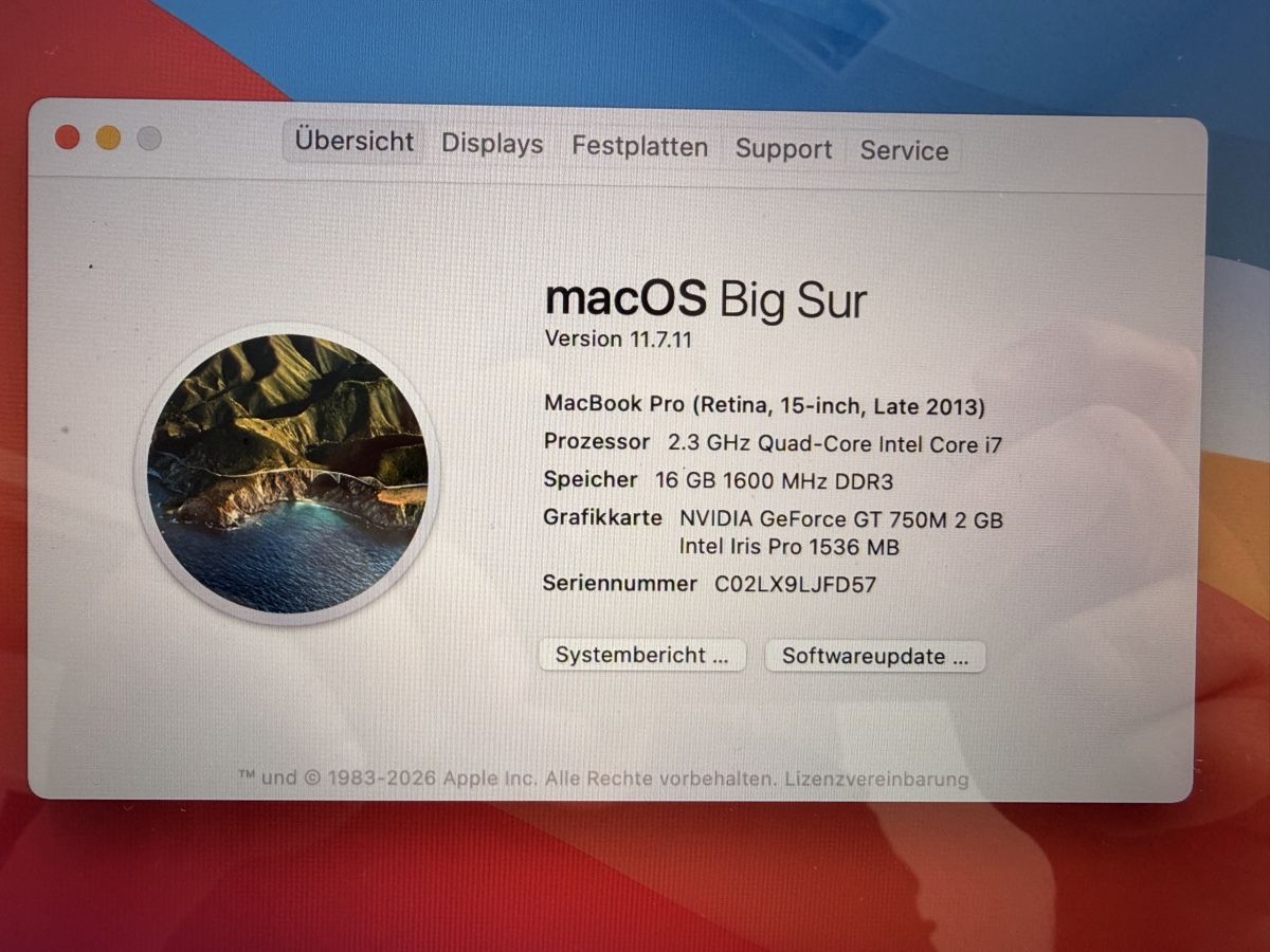 Apple Notebooks: MacBook Pro 15.4“ 2013 – Gebraucht aus Bern von fab_2y6l 6