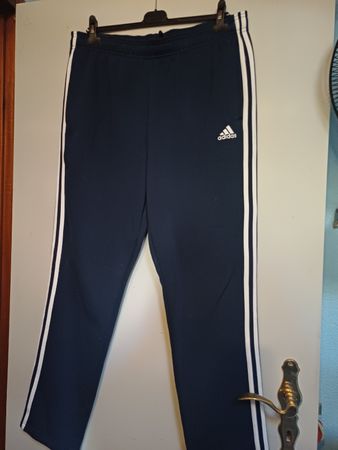 Pantalon adidas taille XL slim tapered bleu marine