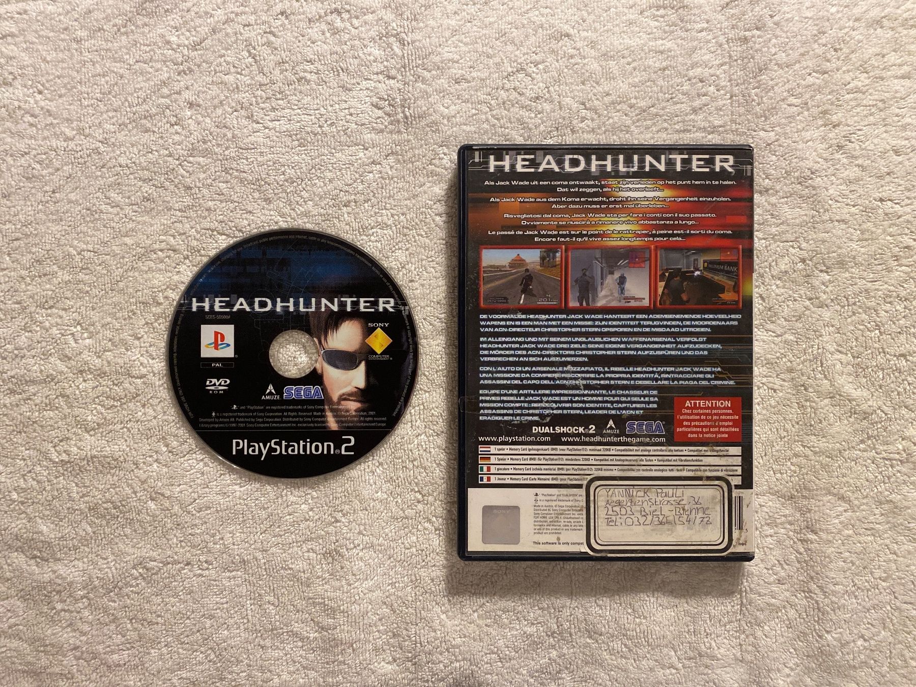 Sony Spiele: Headhunter PS2 – Gebraucht aus Reichenbach i. K. von Daniel840 1