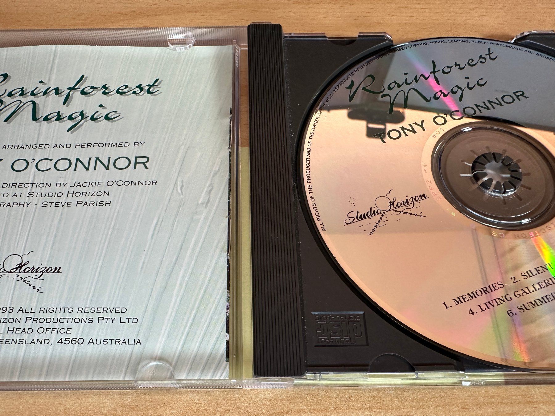 CD: Tony O'Connor – Rainforest Magic – Usato da Rikon im Tösstal venduto da Alpenmutz 2