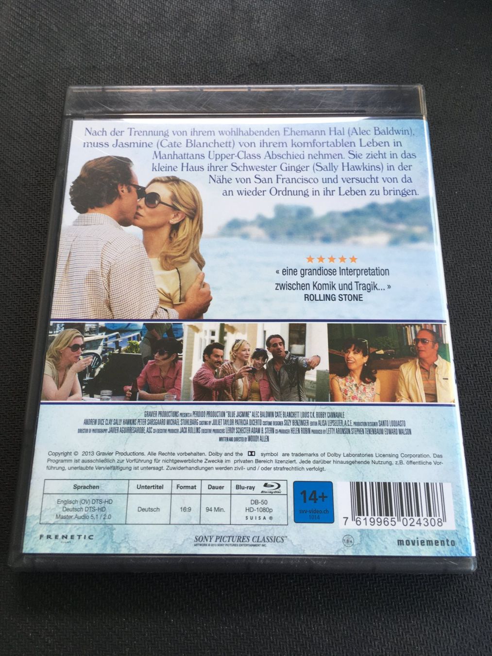 Tutti i DVDs: Blue Jasmine [Blu-ray] – Usato da St.Gallen venduto da MedienJoe 1