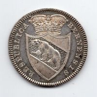(118) Bern, ½ Taler 1835, Prooflike, Super, stgl