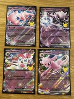 Lot de 4 cartes Pokémon ex, état comme neuf