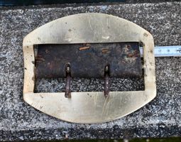 alte KUH - RIEMENSCHNALLE für TREICHEL glocke MESSING
