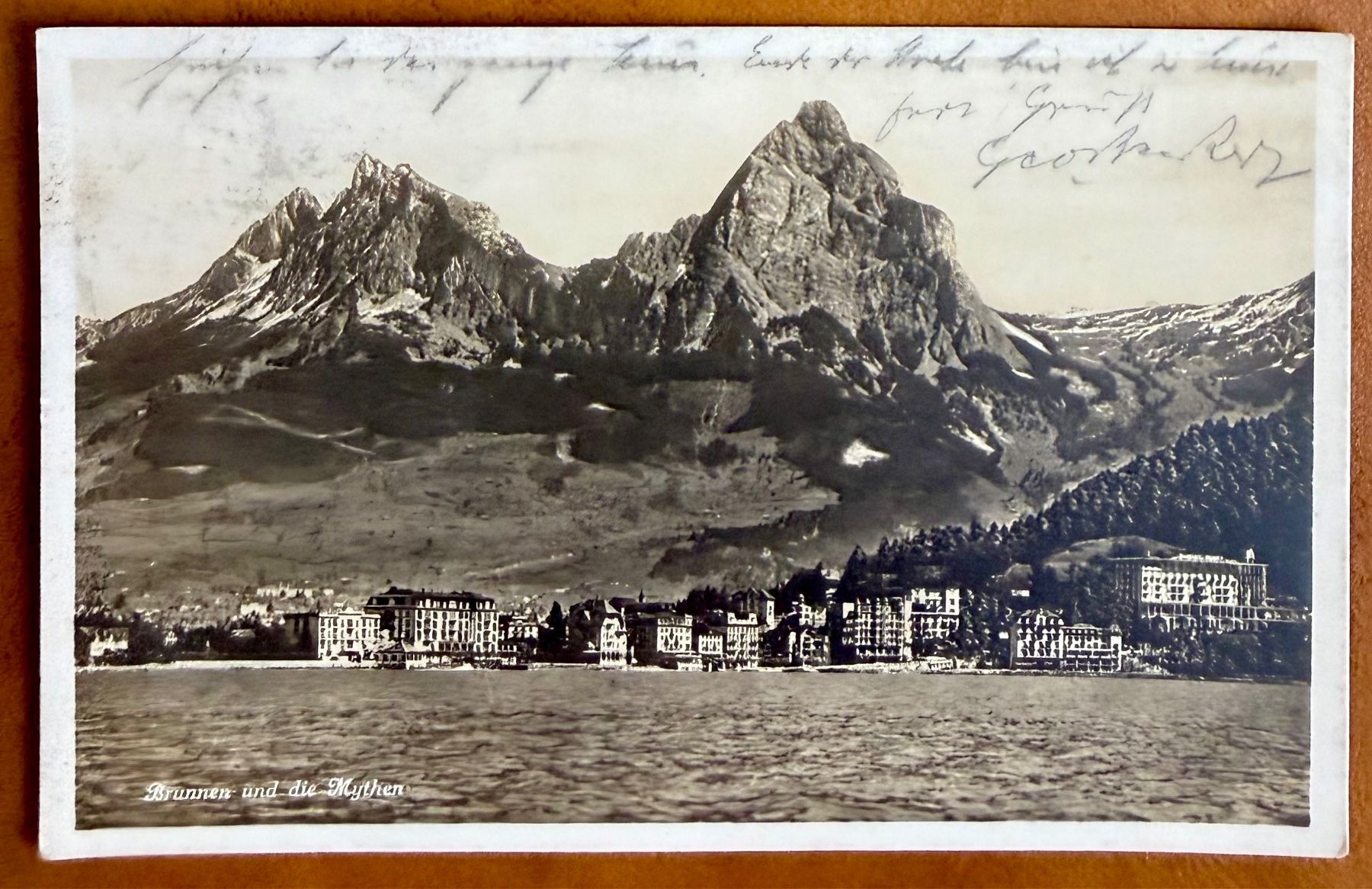 Cartoline postali: Brunnen - 1927 – Usato da Lutry venduto da Ediego