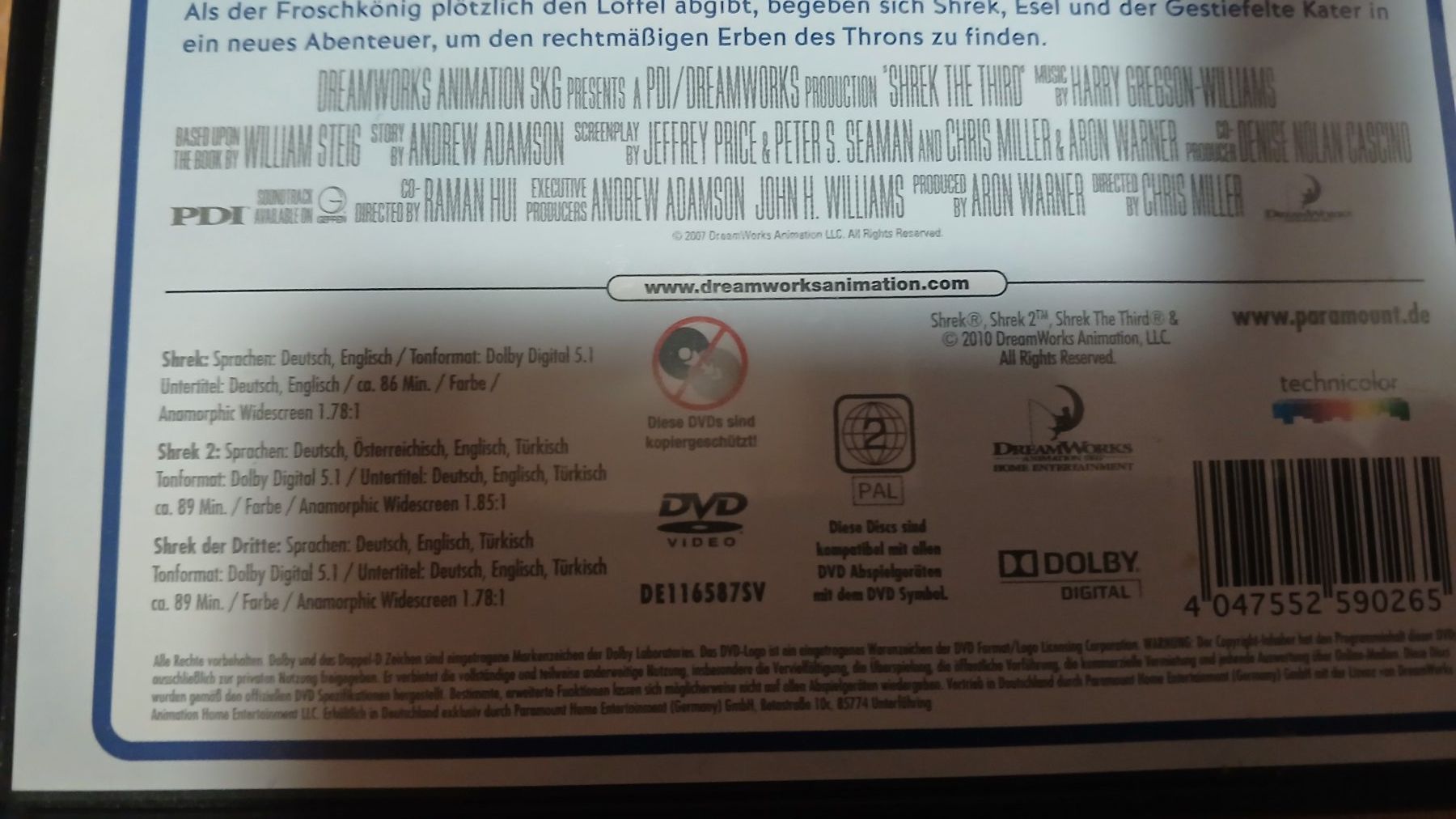 Alle DVDs: DVD (DIE SHRECK TRILOGIE) 2CD – Gebraucht aus hinwil von tho_j6kz 5