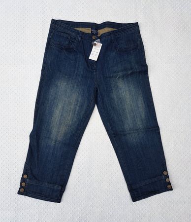 NEU! Mills Damen Jeans Jeanshose 7/8 Gr. L