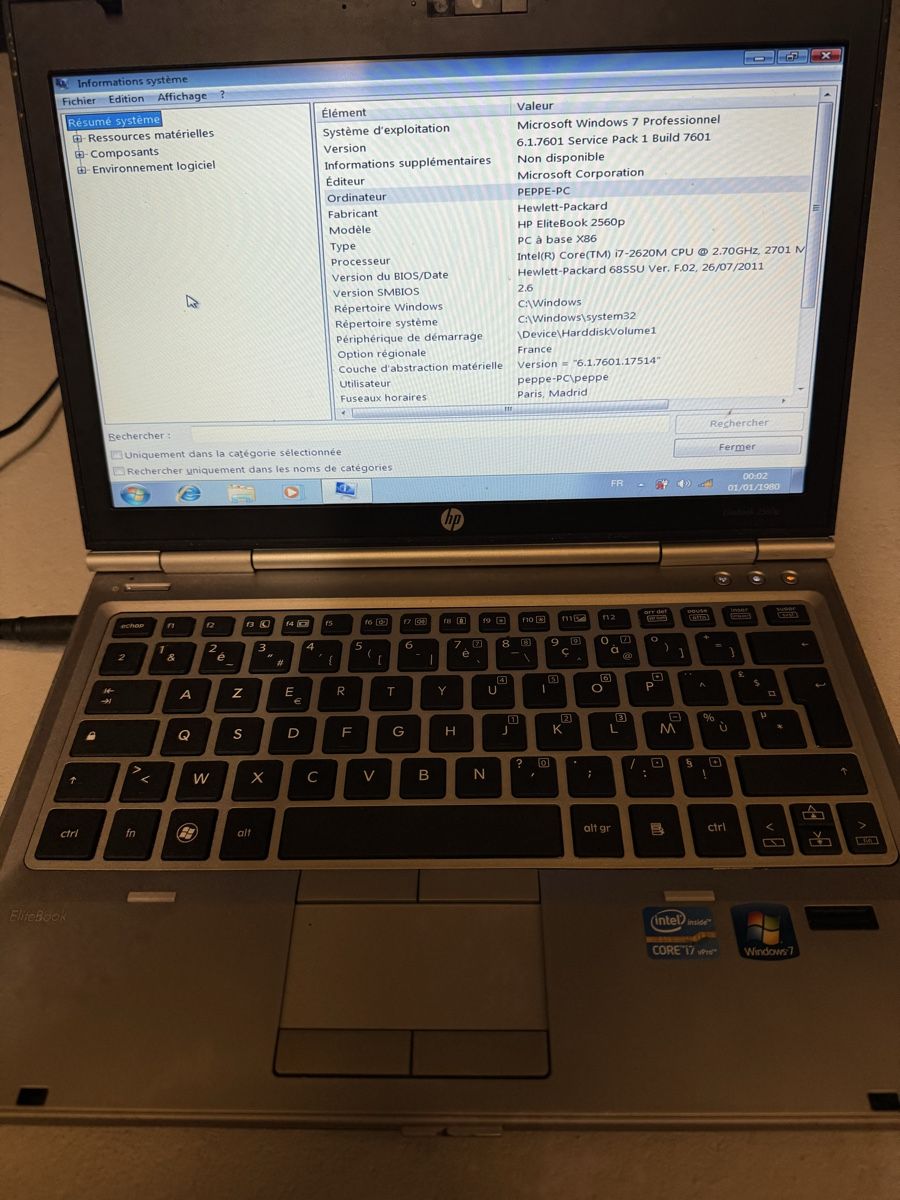 Hewlett Packard Portables: HP elitebook 2560P – D'occasion à Rueyres-les-Prés par Pantanooo