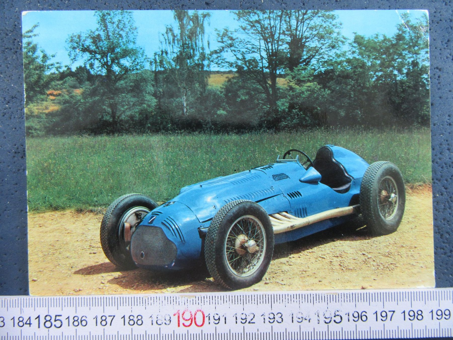 Cartoline postali: AUTO-RACING AK OLDTIMER TALBOT LAGO 1949 – Usato da Ettingen venduto da Hausi4711