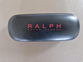 Brillenetui Ralph Lauren schwarz mit Reinigungstuch