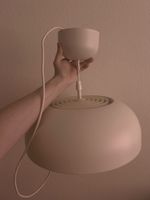 IKEA Pendant-Lampe, Lamp (Beige/cream, Schirm Ø 40 cm)