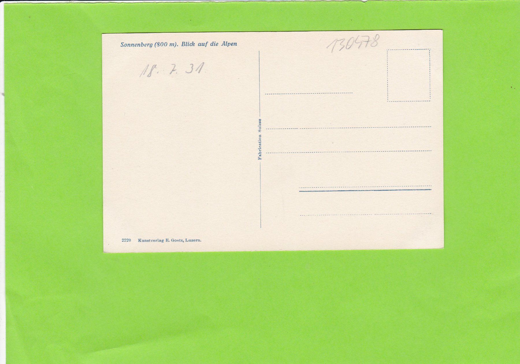 Cartes postales: Sonnenberg – D'occasion à St. Peterzell par neckertal 1