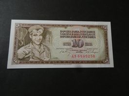 Jugoslawien 1968, 10 Dinara