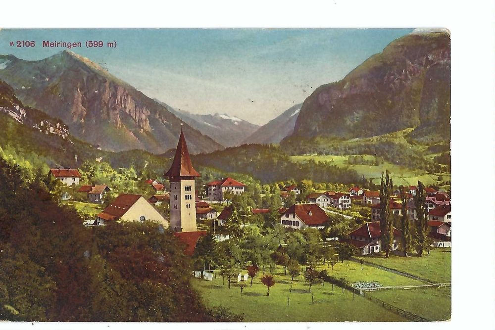 MEIRINGEN Kirche und Dorf Kaufen auf Ricardo