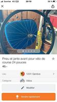 Roue avant pour vélo 24 pouces
