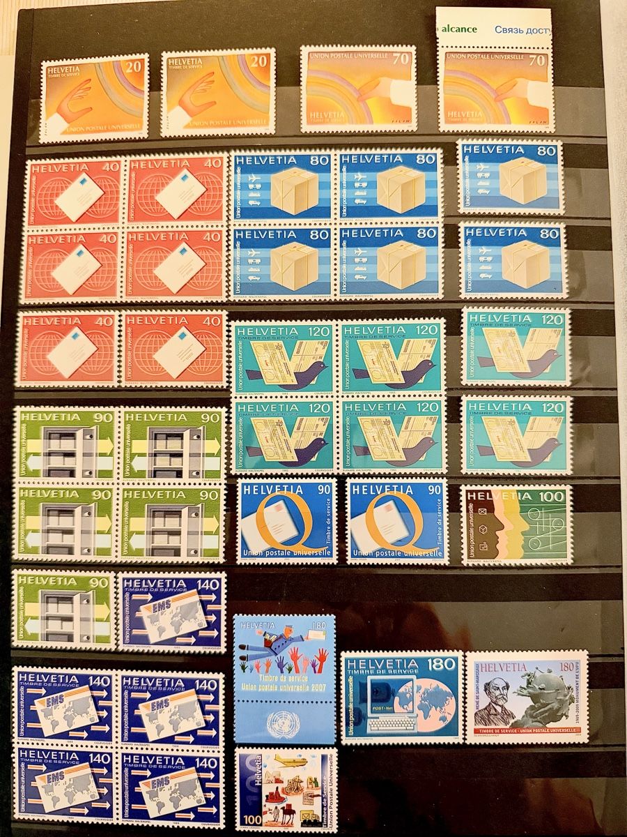 Tous les timbres: Dienstmarken CHF 144.20.- postfrisch – Neuf (Voir description) à Glattbrugg par Artos67 2