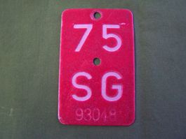Veloschild SG 75