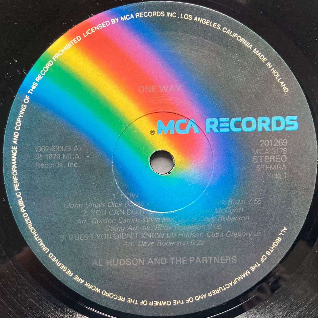 Dischi in vinile: ONE WAY FEATURING AL HUDSON - ONE WAY FEATURING AL HUDSON – Usato da Poliez-Pittet venduto da Newtown-Records 2