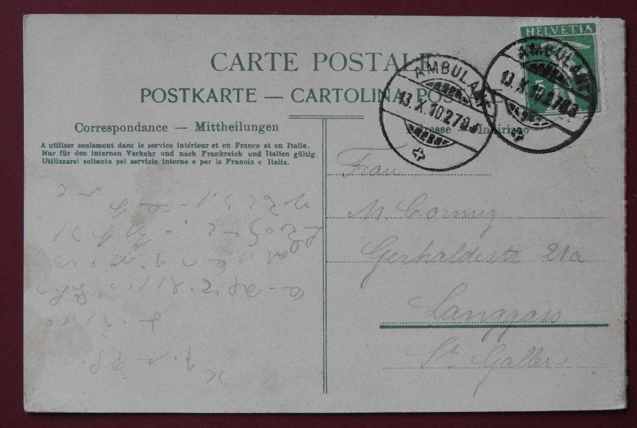 Cartoline postali: AK Rapperswil – Usato da Rain venduto da 999-800-K 1