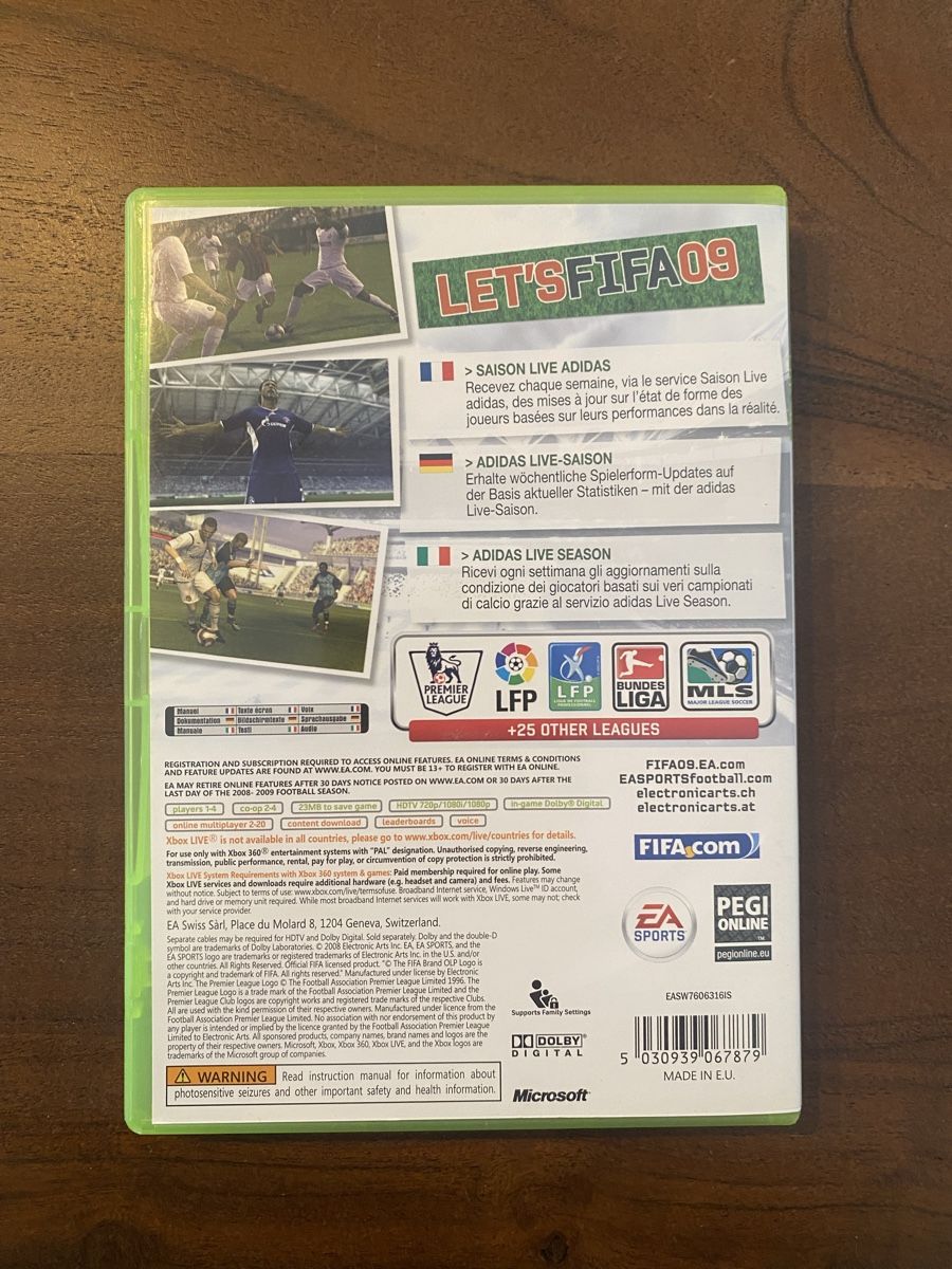 Microsoft Giochi: FIFA 09 für Xbox 360 – Usato da Thunstetten venduto da Virus_33 2