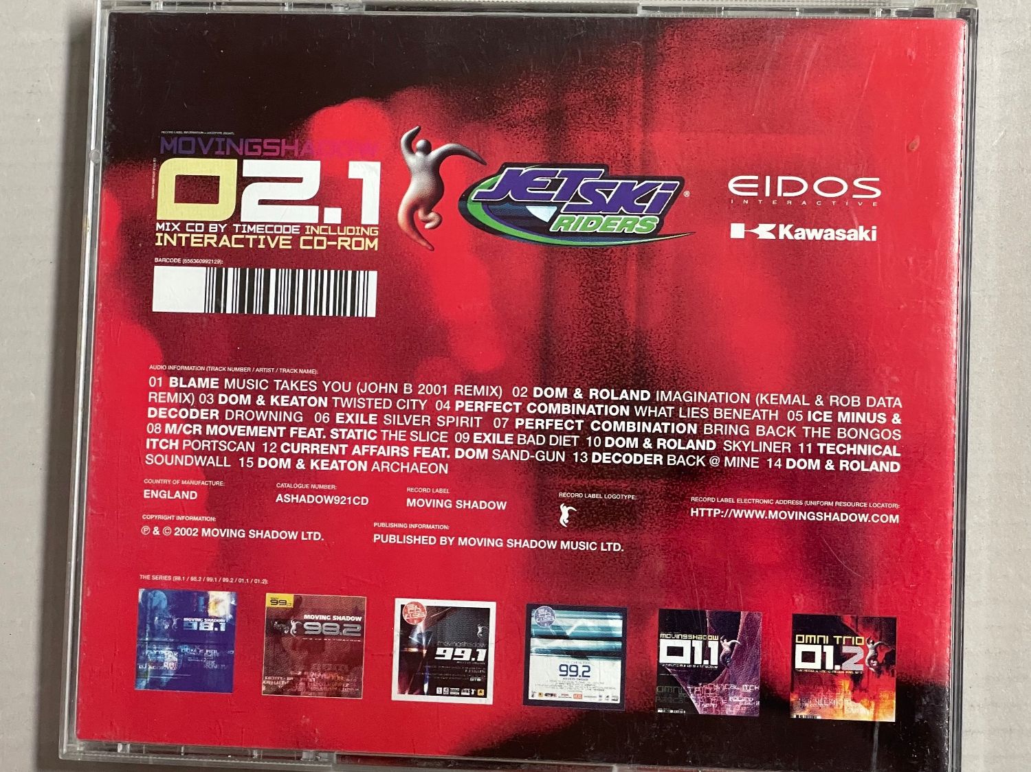 CD: Timecode – 02.1 – Usato da Muri b. Bern venduto da AdidasCollector 1
