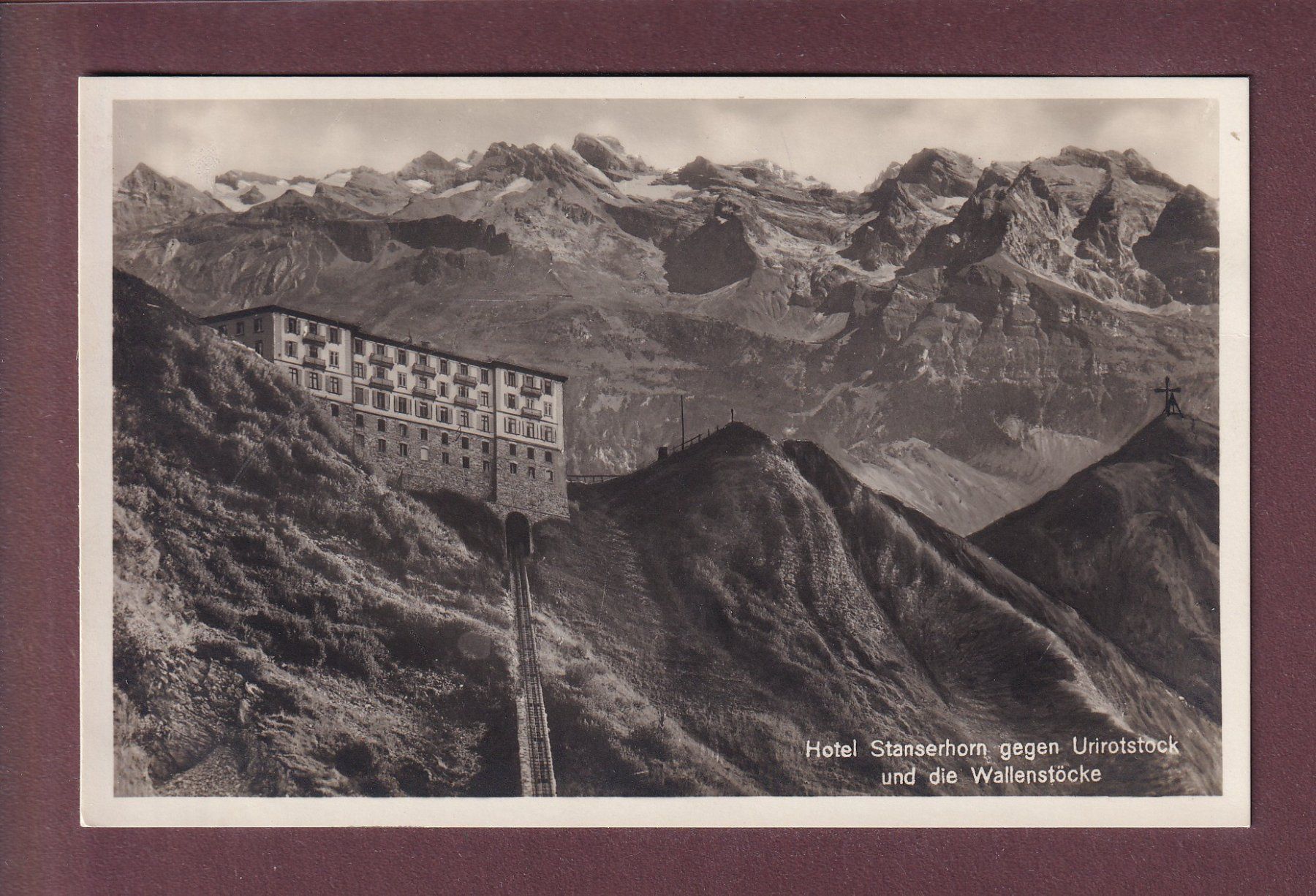 Ansichtskarten: HOTEL STANSERHORN – Gebraucht aus Pully von nicecards