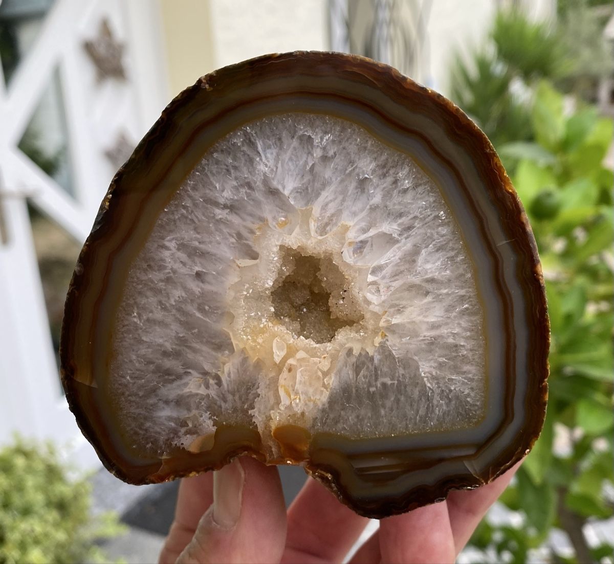 Minerali & Pietre curative: Schöne Achat Geode – Usato da Selzach venduto da 321compac 7