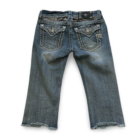 2000s Miss Me Denim Capri Jeans