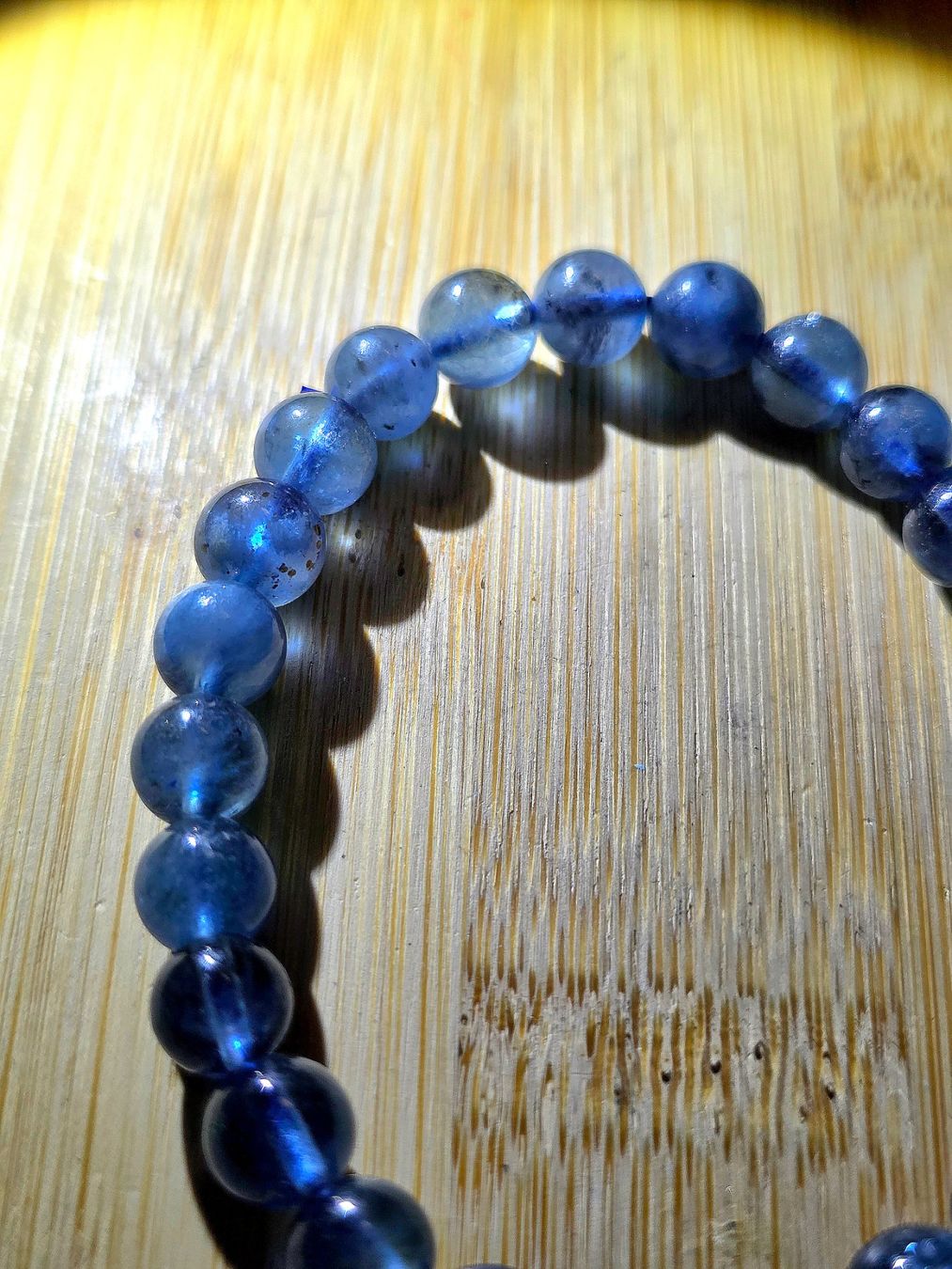 Minerali & Pietre curative: Gemmy Blue Devil Aquamarin Armband 7mm – Nuovo e nell'imballaggio originale da Matzingen venduto da Shay_Crystalz 1