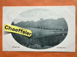 Alte Ansichtskarte Dittligersee und Stockhorn, 1921 Bern