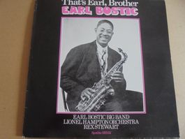 Earl BOSTIC " That's Earl , Brother " LP UK 1985 (EX)