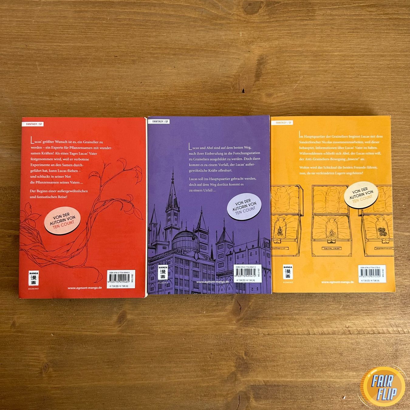 Fumetti: Graineliers Manga Set 1-3 – Usato da Luzern venduto da fairflip 1