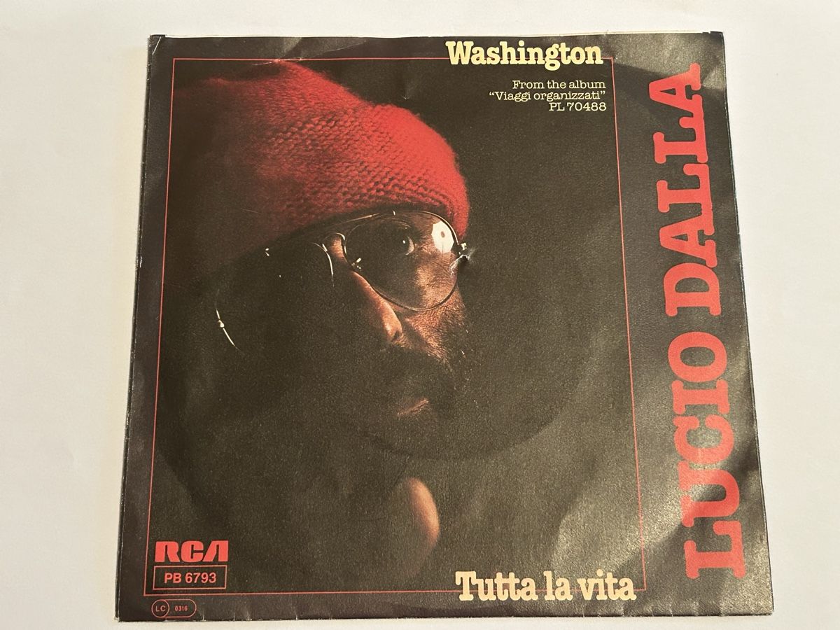 Dischi in vinile: Lucio Dalla. 1984. Washington – Usato da Faulensee venduto da Mizuno06 1