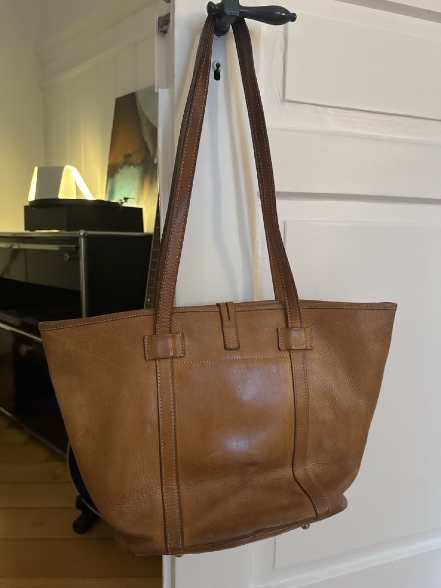 Bree Borse da donna: Bree Vintage Ledertasche Shopper braun – Usato da St. Gallen venduto da RosaRossi1 2