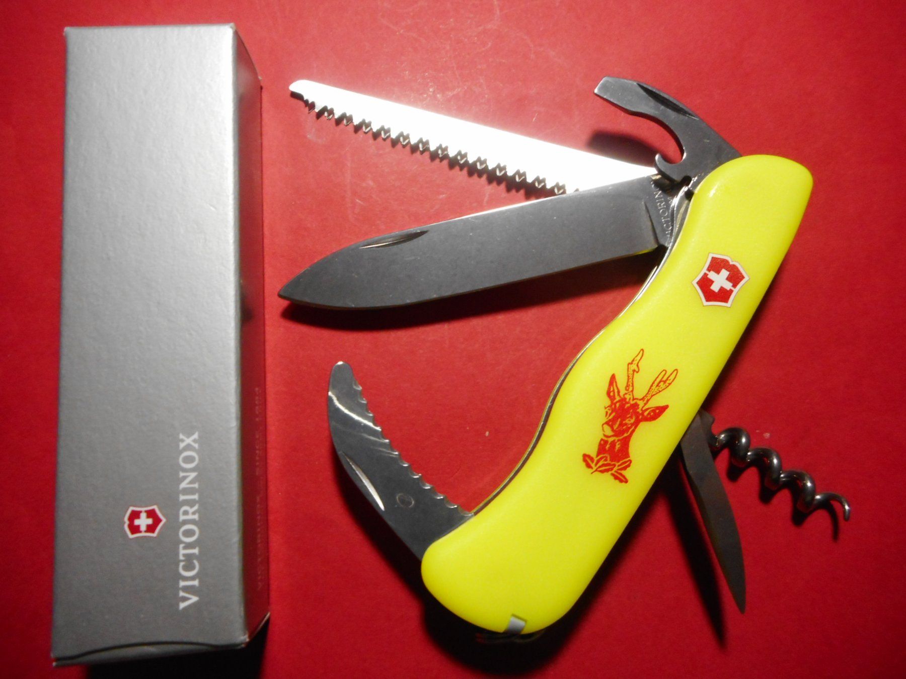 Victorinox Coltelli tascabile: Victorinox  Hunter  4er Set – Nuovo e nell'imballaggio originale da Rotkreuz venduto da Hubbil 2