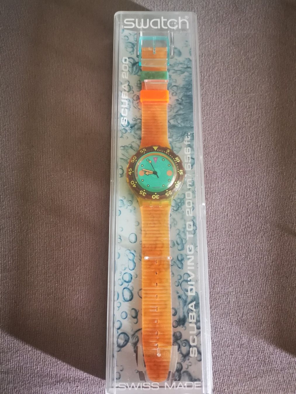 Swatch Orologi: Swatch Scuba 200 Neu 1993!!! – Nuovo e nell'imballaggio originale da Dottikon venduto da Cypherpunk1990