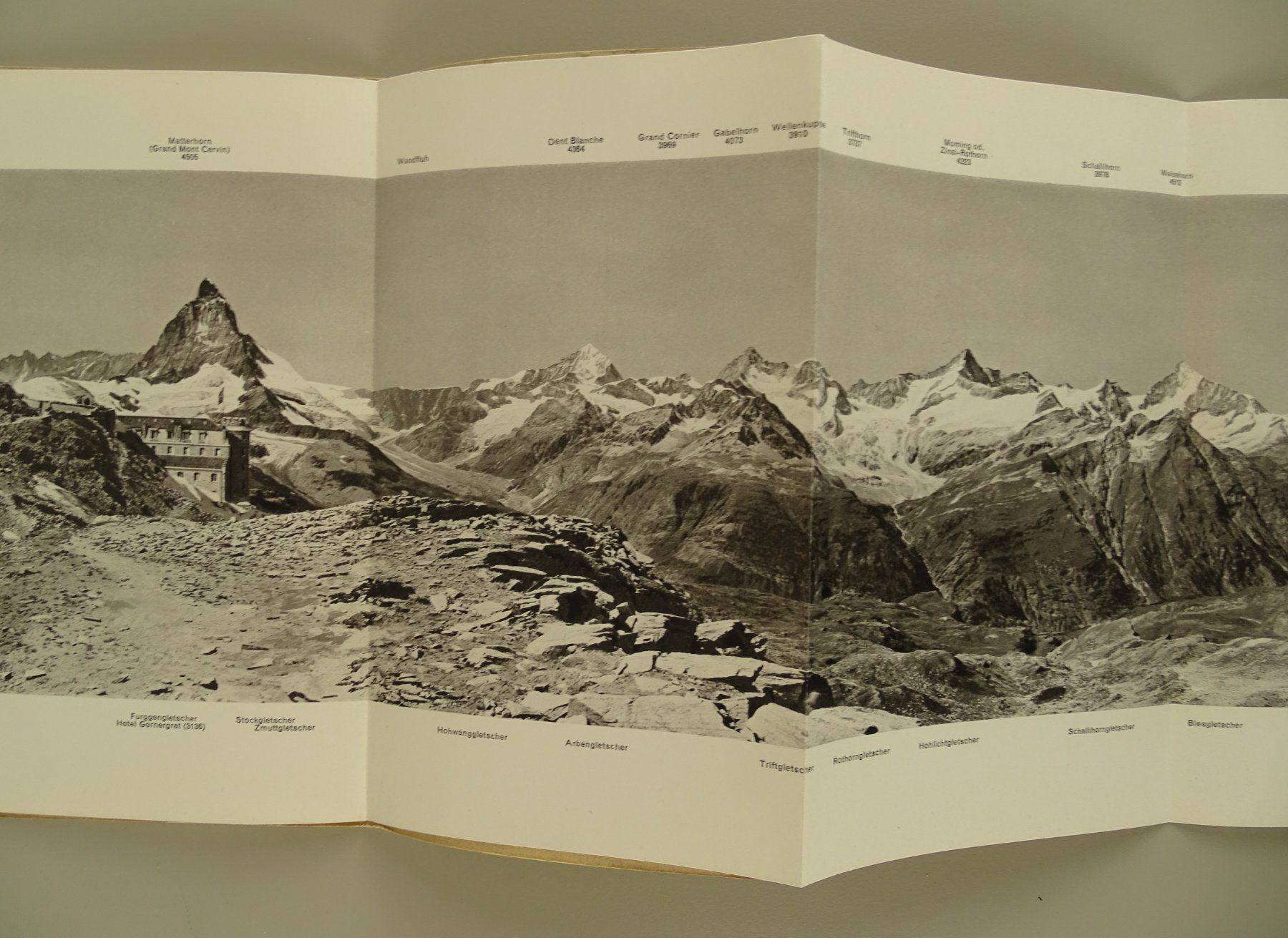 Libri: ZERMATT PANORAMA VOM GORNERGRAT – Usato da Grüningen venduto da Kartensammler 3