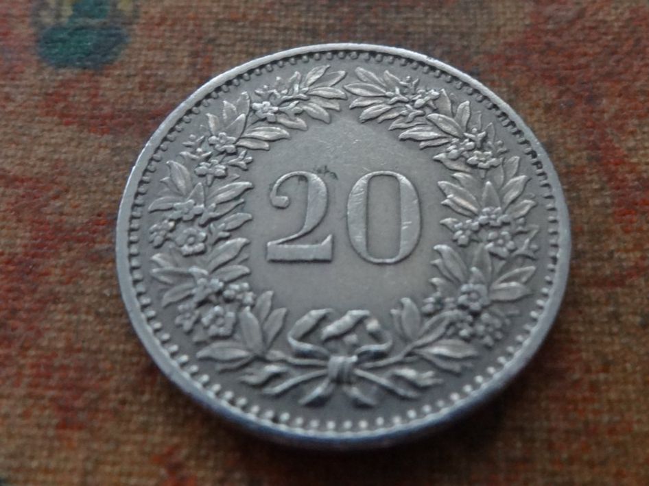 Tutti le monete: 20 Rp. 1970 – Usato da Romanel-sur-Lausanne venduto da Swift13 1